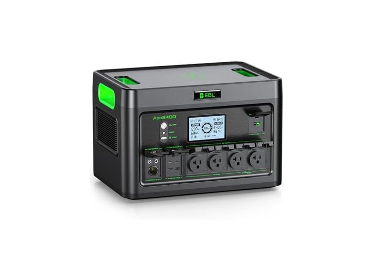 EBL 2400W Portable Power Station (LiFePO4)