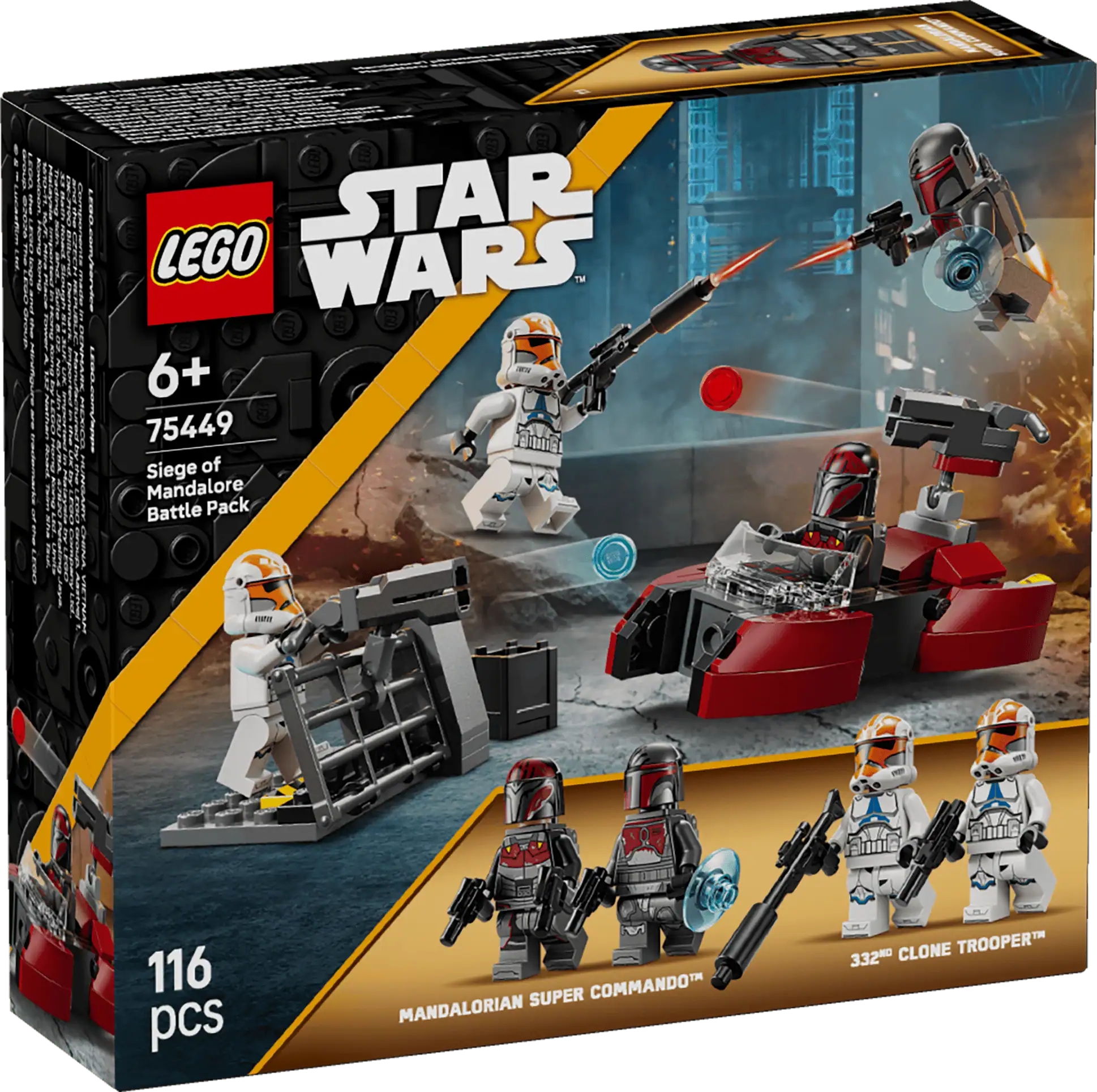LEGO Star Wars Siege of Mandalore Battle Pack (75449), 116-Piece