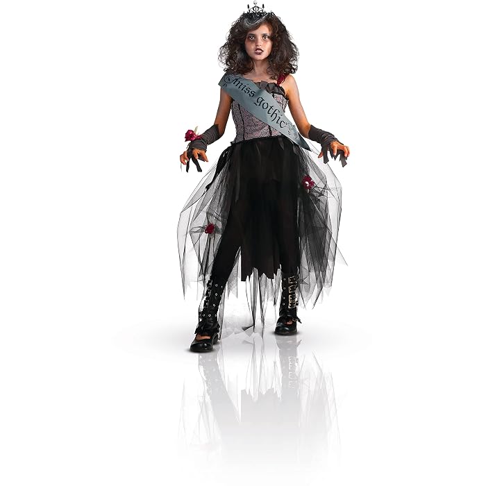 Rubies Gothic Prom Queen Costume Dress for Kids