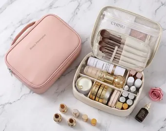 YTL Makeup Cosmetic Travel Bag Set, 3-Piece