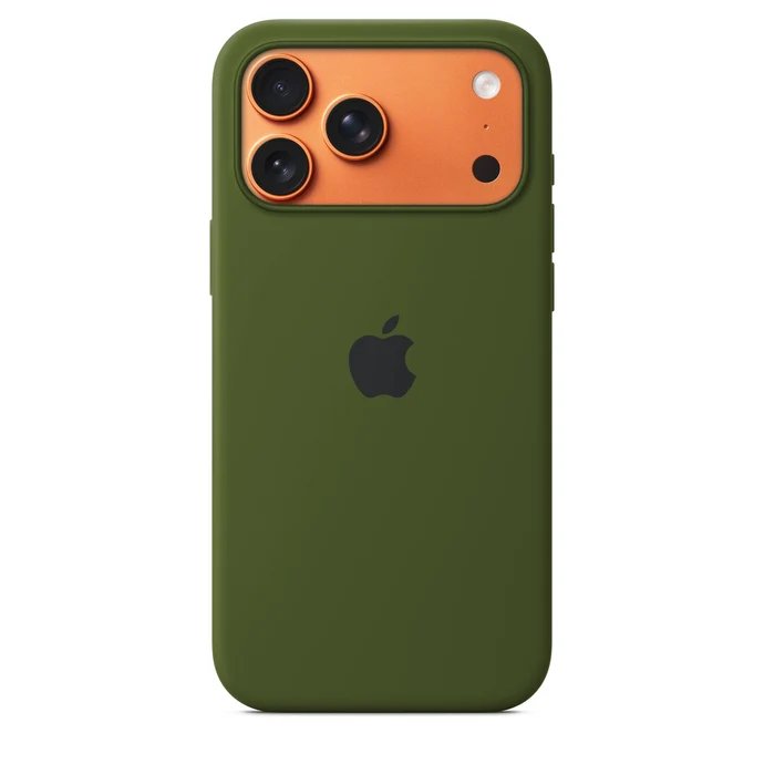 Apple iPhone 18 Pro Silicone Case with MagSafe, Olive