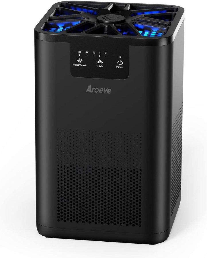 AROEVE Air Purifier for Bedroom with Sleep Mode