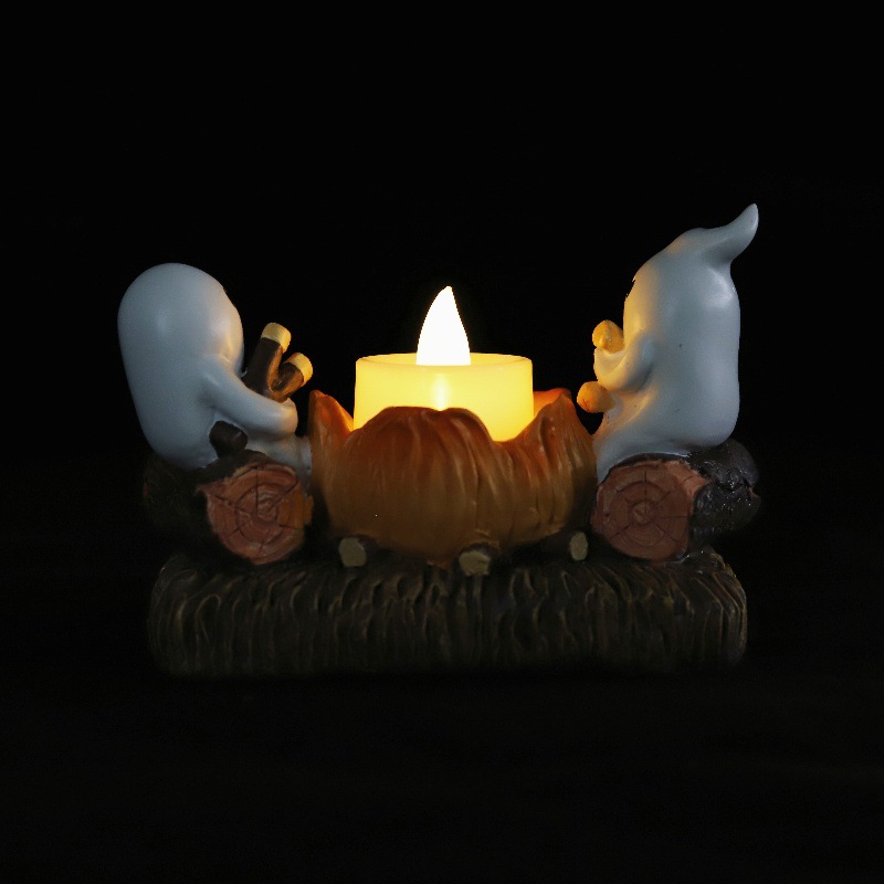 L LOHAS LED Ghost Campfire Halloween Flickering Flame Night Light
