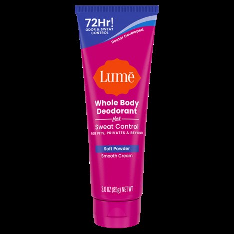 Lume Whole Body Deodorant Cream Tube 3oz 2-pack (Peony Rose)