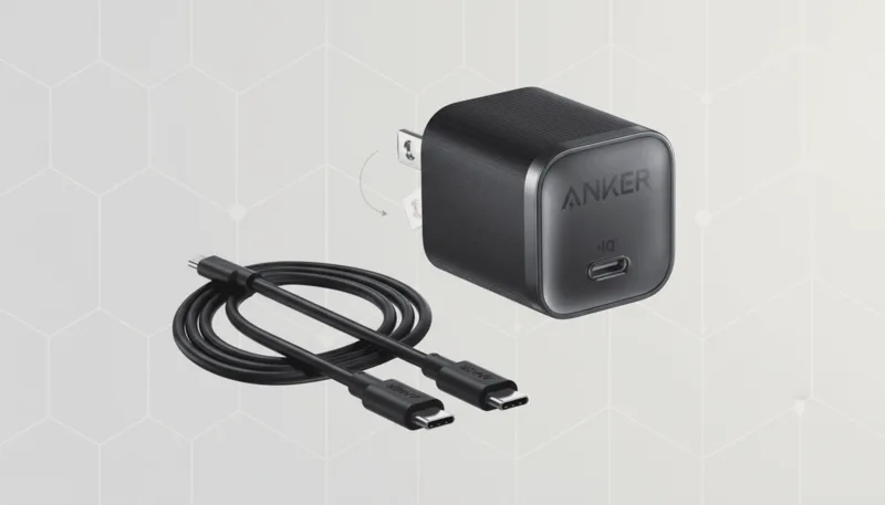 Anker Nano 45W USB-C Fast Charger With Cable