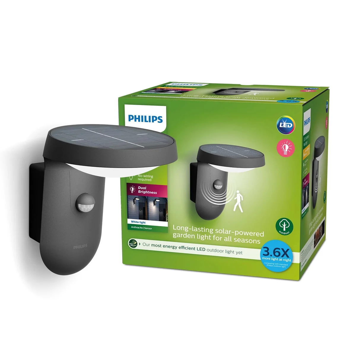 Philips Motion-Activated Radii Solar Pathway Light