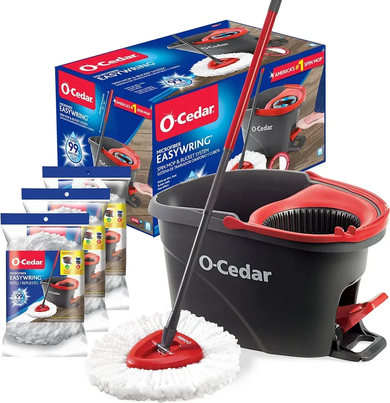 O-Cedar EasyWring Microfiber Spin Mop