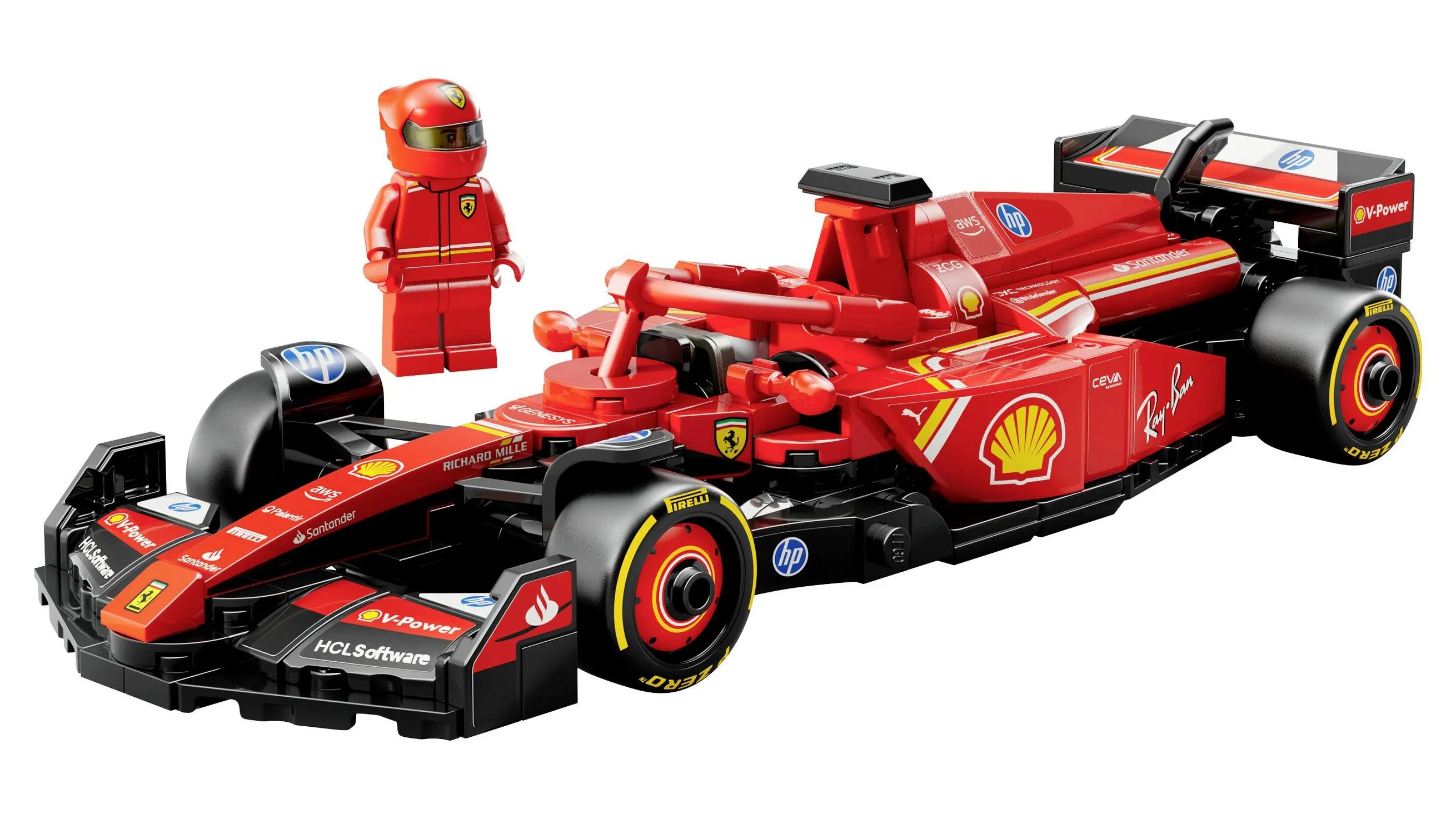 Lego Speed Champions Ferrari SF-24 Formula 1 Race Car