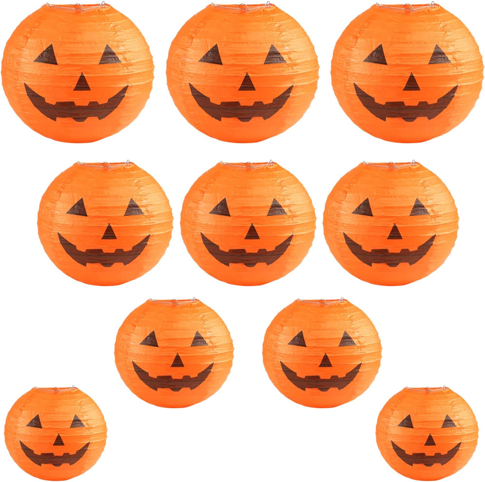 Kesoto Halloween Paper Pumpkin Lanterns