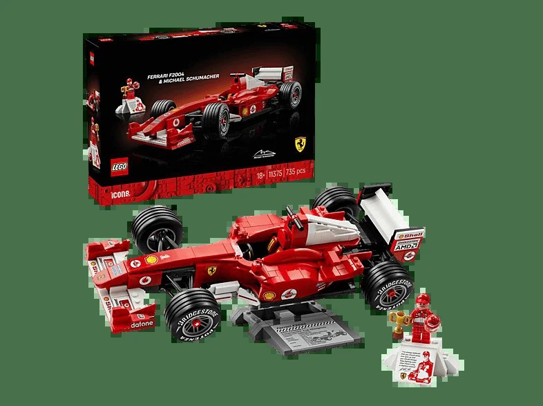 LEGO Icons Ferrari F2004 & Michael Schumacher