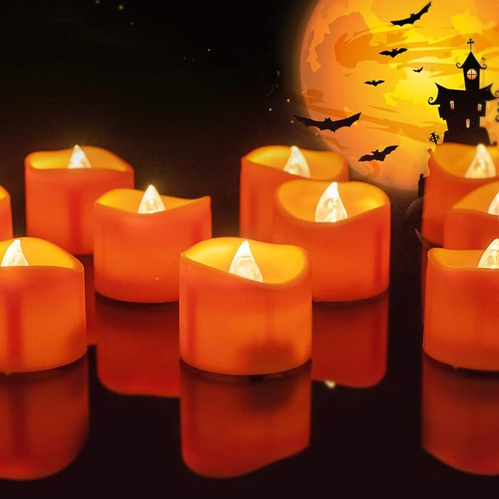 Pack of flameless LED tea light candles