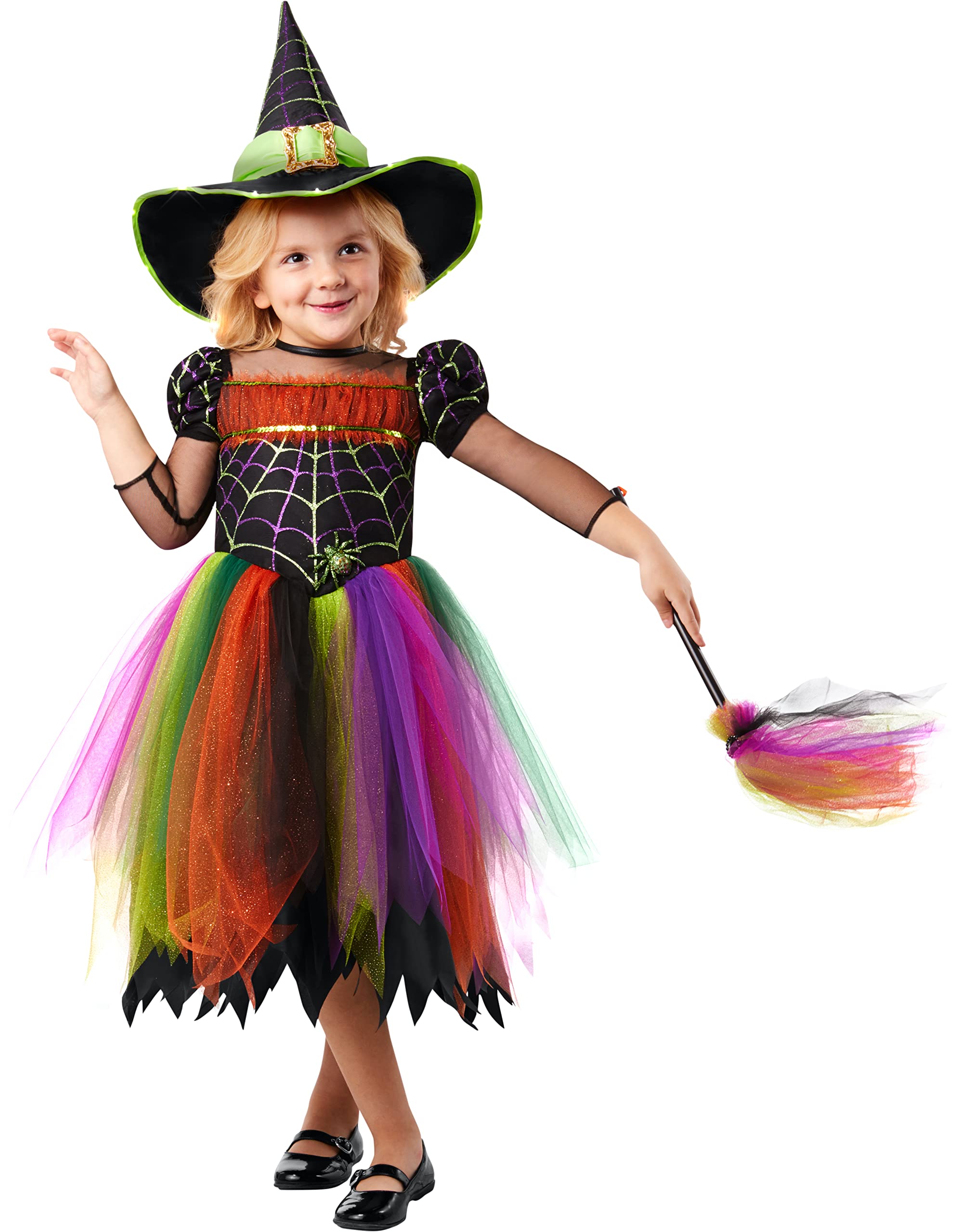 Rubies Sparkle Witch Costume Dress for Kids, Girl's Medium
