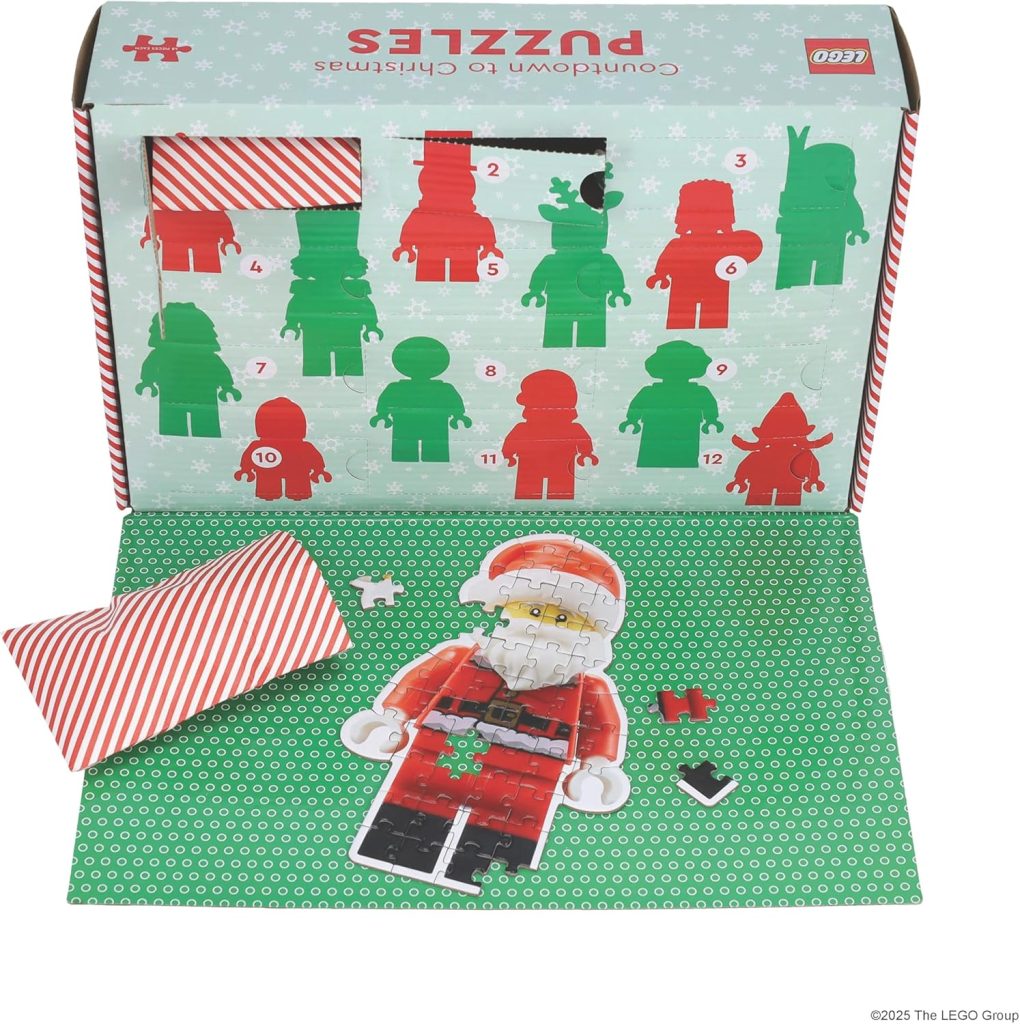 LEGO Countdown to Christmas 12 Days of Minifigure Advent Puzzles, 48-Piece