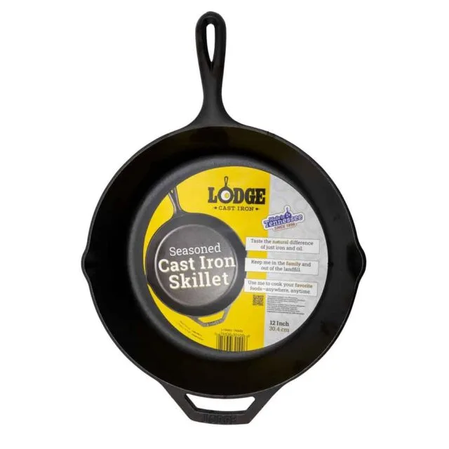 Lodge 12-Inch Pre-Seasoned Cast-Iron Skillet