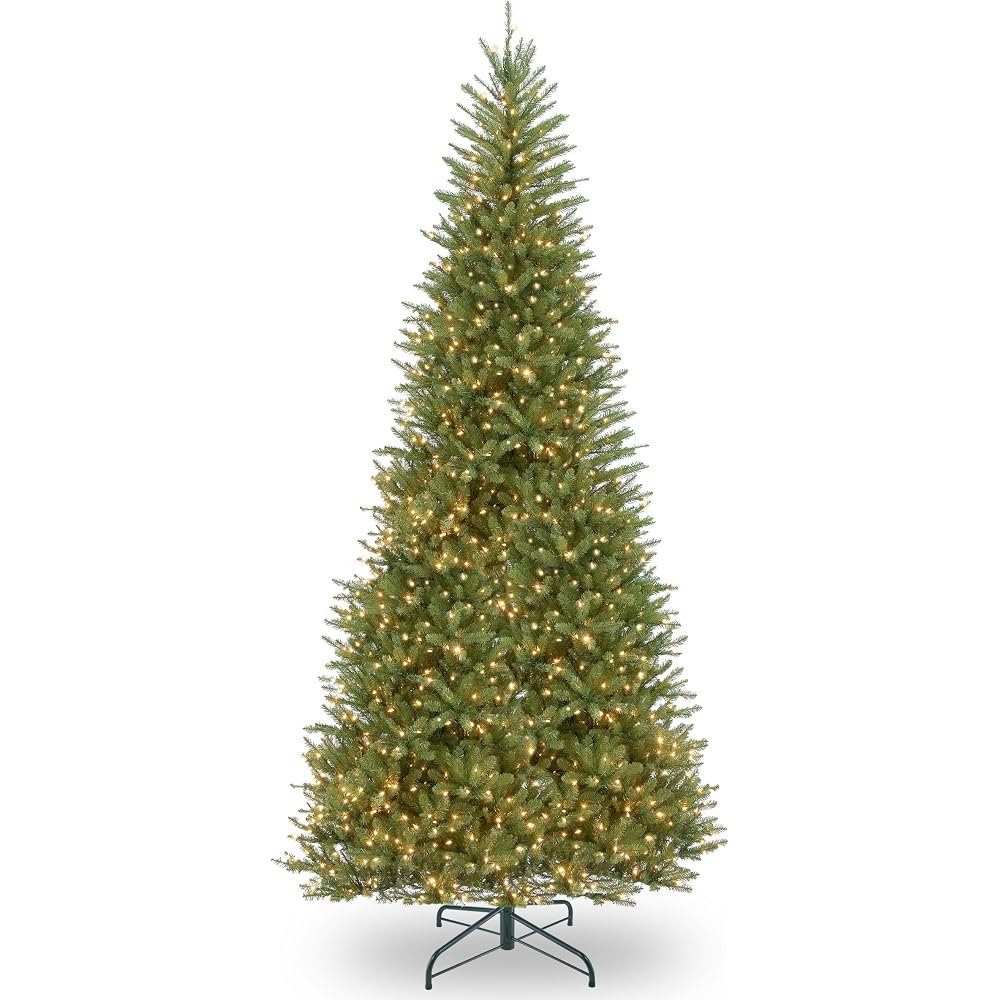 National Tree Company 9-Foot Pre-Lit Dunhill Fir Christmas Tree