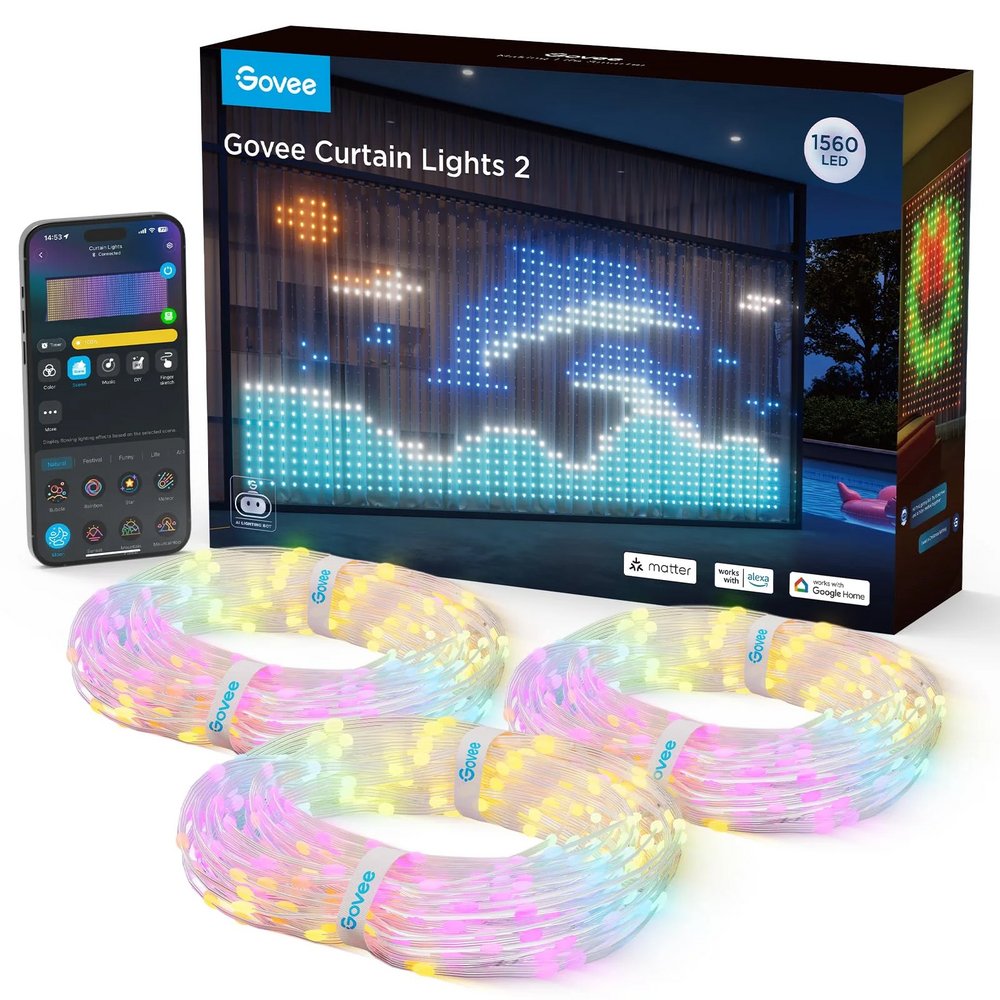 Govee Smart Curtain Lights 2 (Matter)