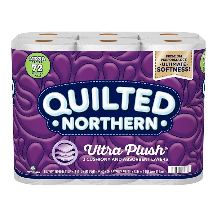 Quilted Northern Ultra Mega Rolls Toilet Paper, 18-Pack