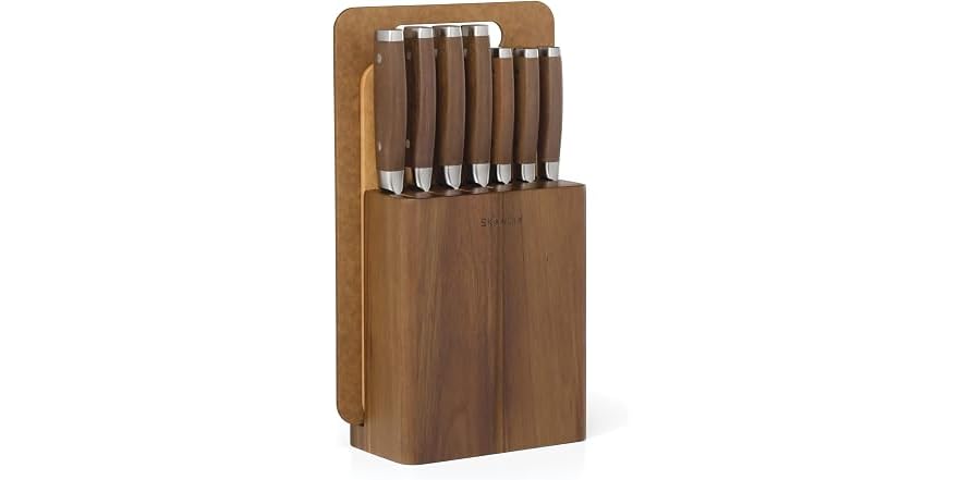 Hampton Forge Woodlyn 10-Piece Knife Set with Block