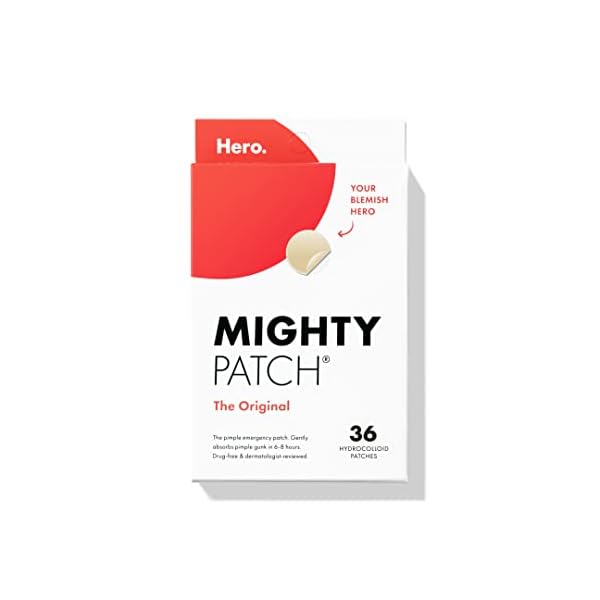 Hero Cosmetics Mighty Patch Original Nighttime Acne Patches, 36 ct