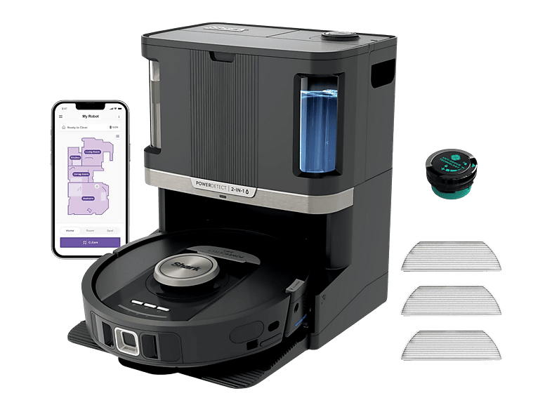 Shark PowerDetect NeverTouch AV2810YS Robot Vacuum and Mop